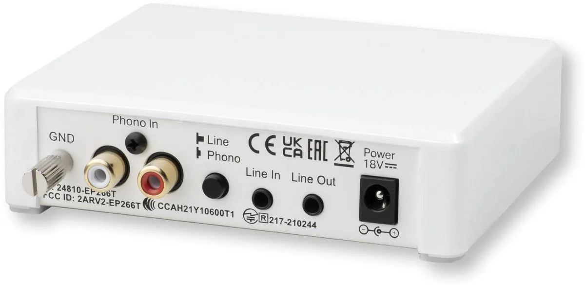 Pro-Ject Phono Box E BT5 Blanc Préamplis phono