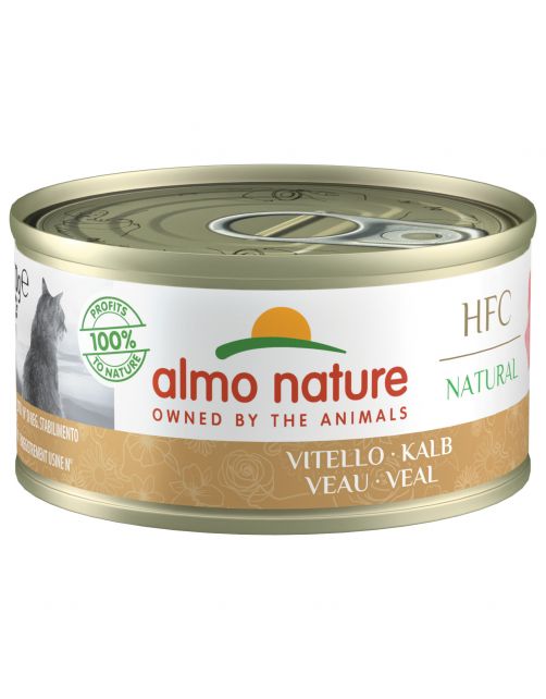 Almo Nature Hfc Cat Natural Blik 70 g - Kattenvoer
