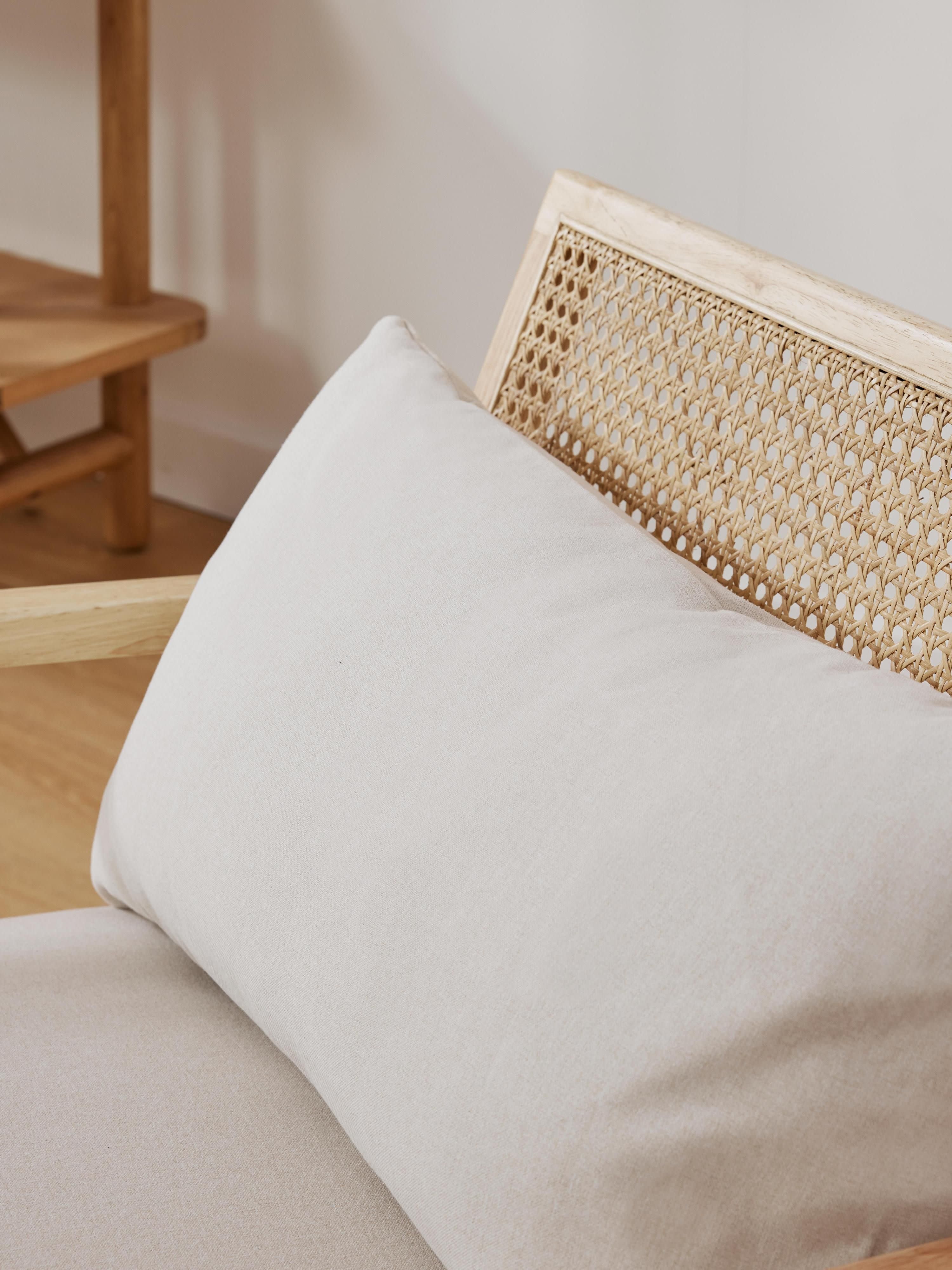 Loungefauteuil Manuell van rubberhout