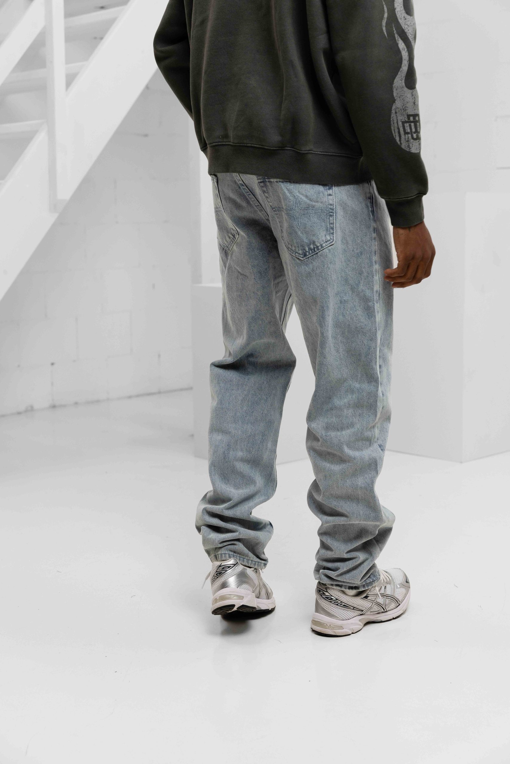 Project x Paris Loose Jeans Heren Lichtblauw