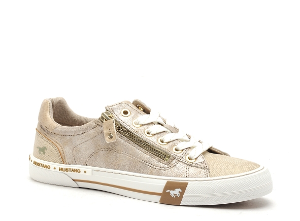 Mustang basses femme 1353308 or