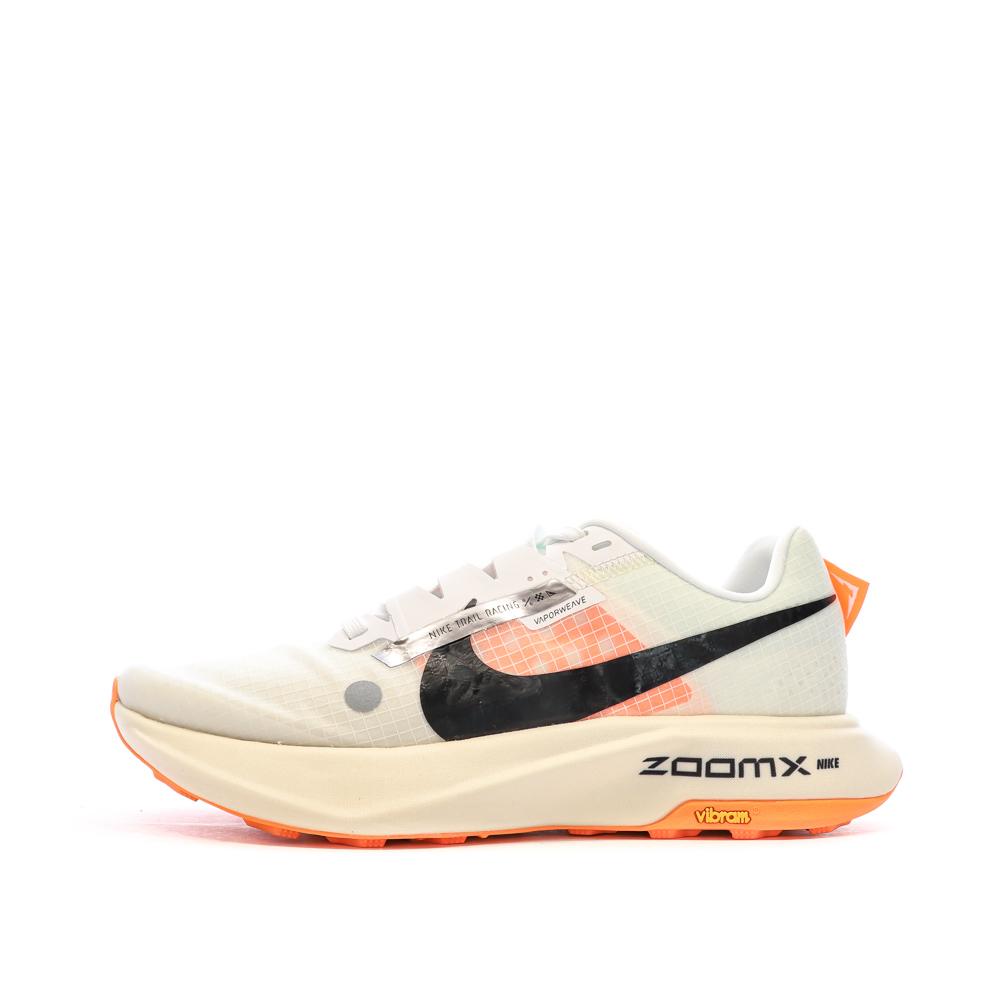 Nike Chaussures de trail Blanches/Noires/Oranges Femme Nike Zoomx Ultrafly