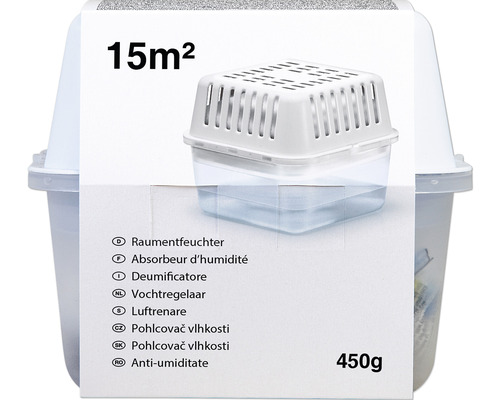 Luchtontvochtiger inclusief 450 g korrels