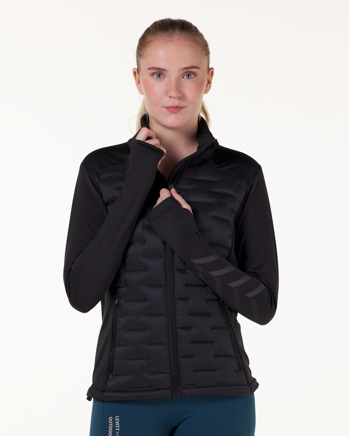 LEVITY Ultra Tech Hybrid Jacket Pitch Black