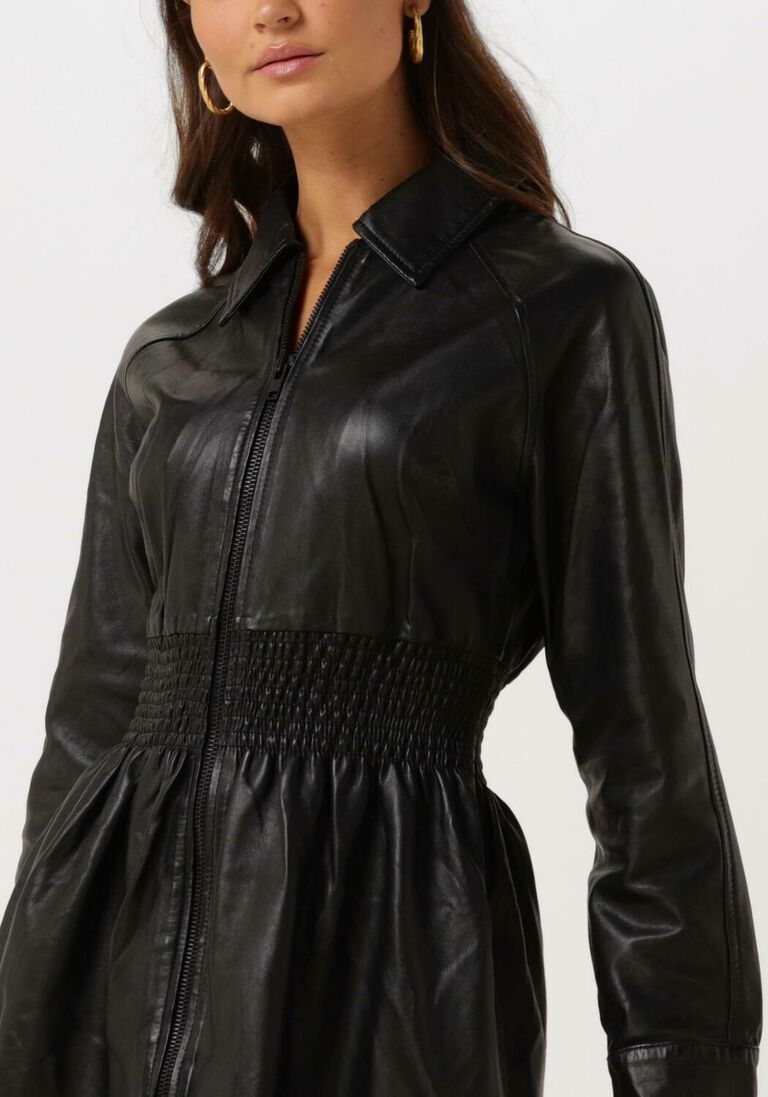 EST\\'SEVEN zwarte est'seven midi jurk est&rsquo;elise