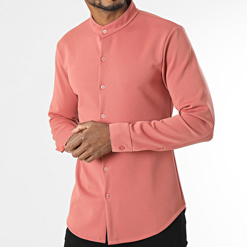 Chemise Manches Longues Rose