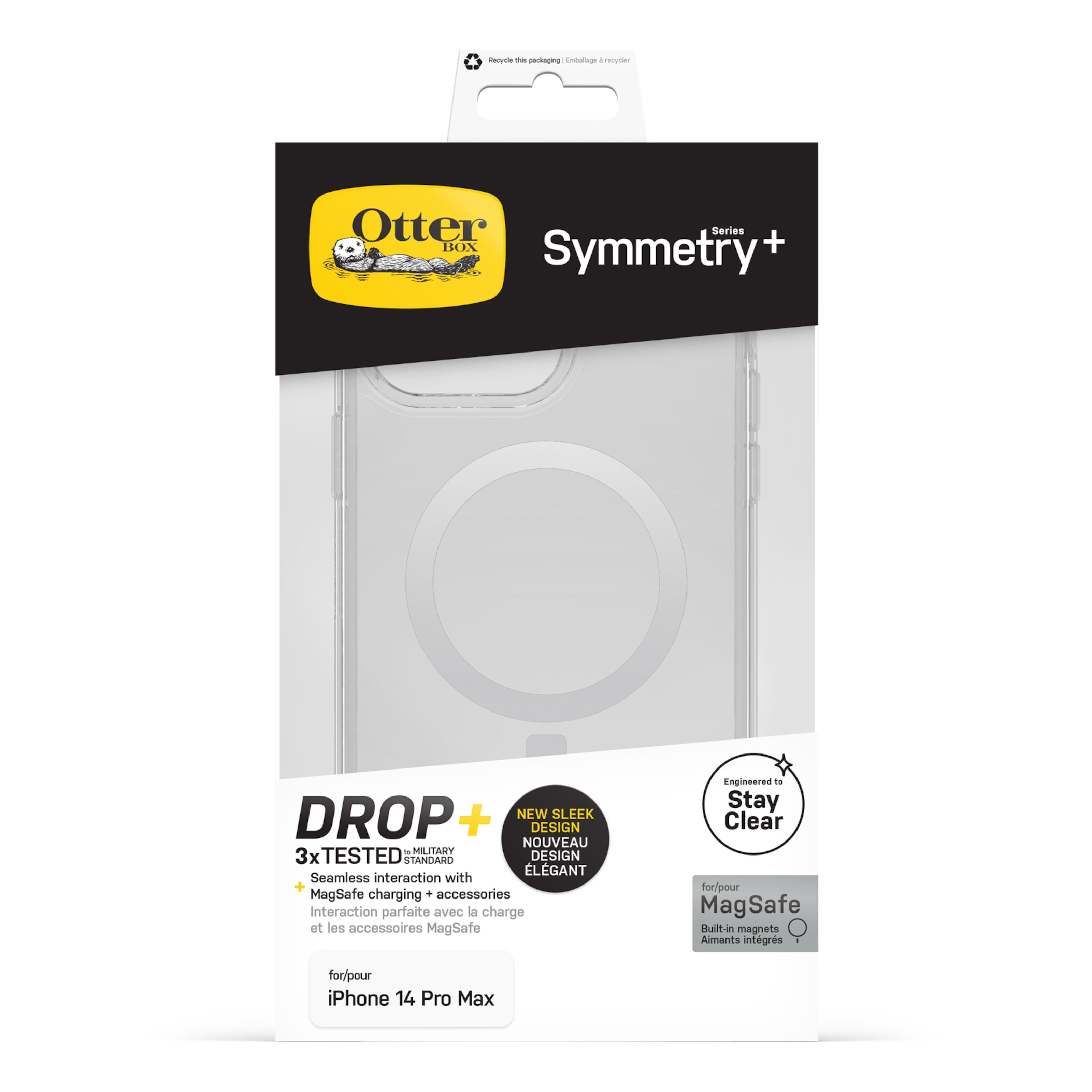 Otterbox Symmetry Plus for iPhone 14 Pro Max Gjennomsiktig