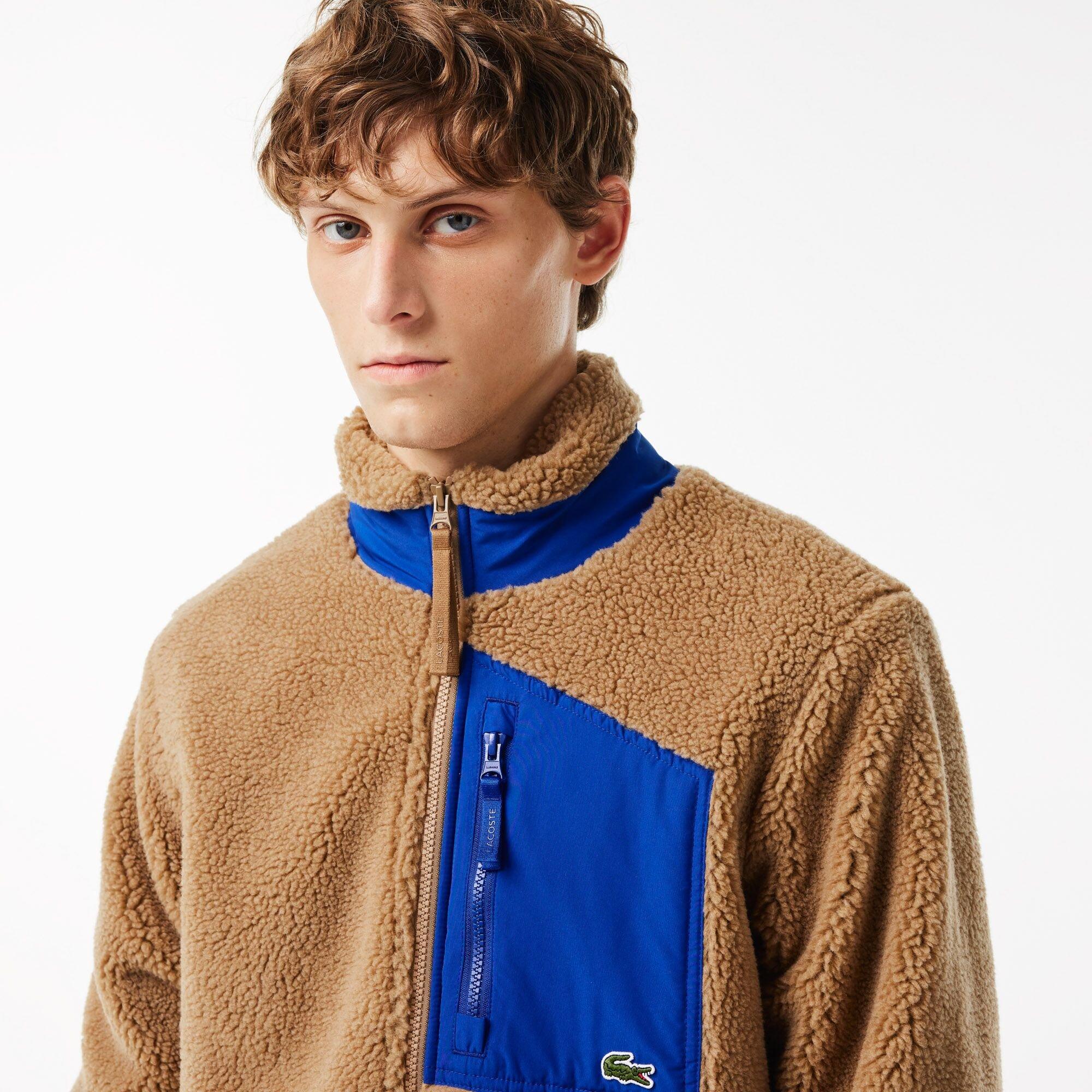 Lacoste Zip Up Colorblock Fleece Jacket