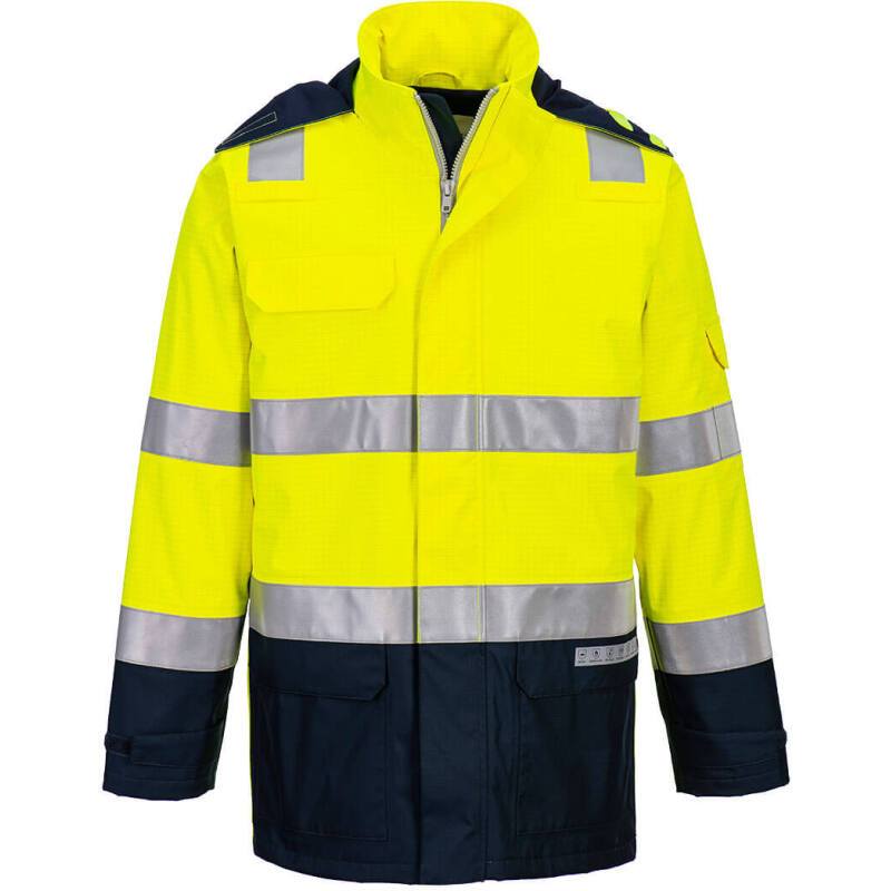 Portwest FR605 Veste de pluie Bizflame HV