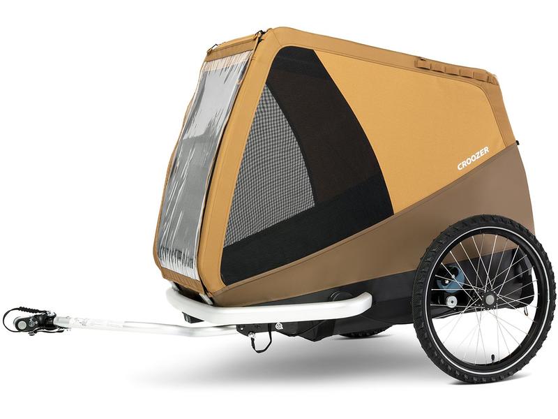 Croozer Veloanhänger Dog Tammo XXL, Sundown Yellow Fahrradanhänger für den Transport