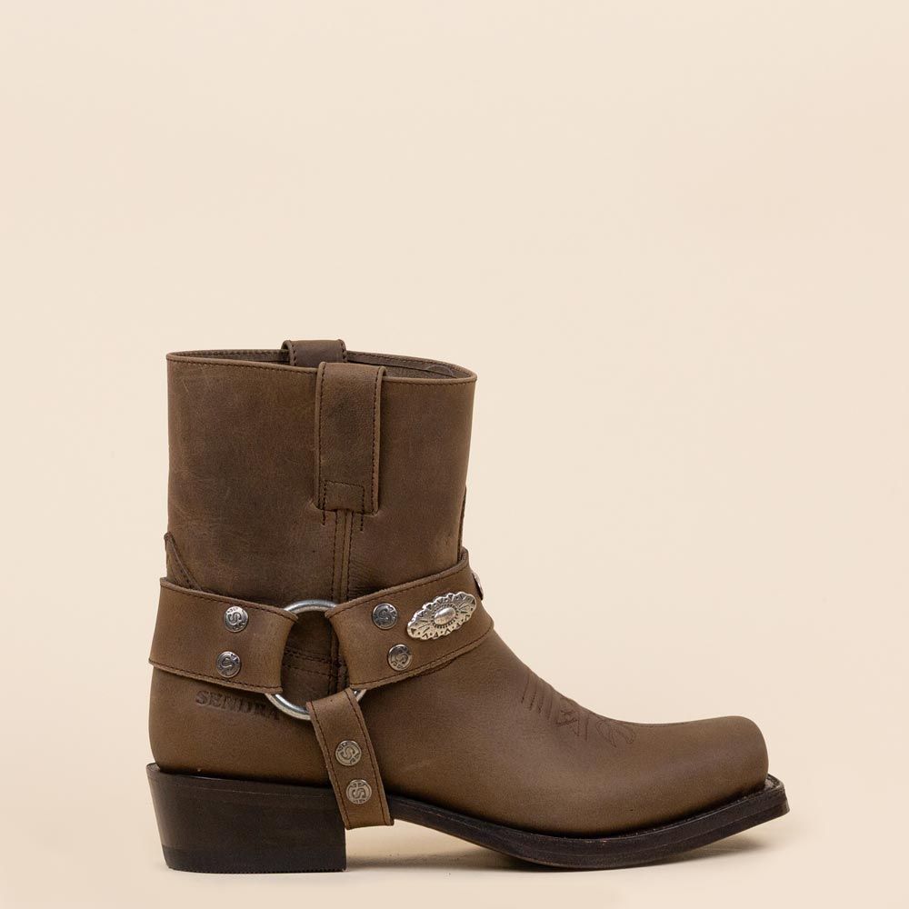 Sendra cowboyboots 12670 dark taupe