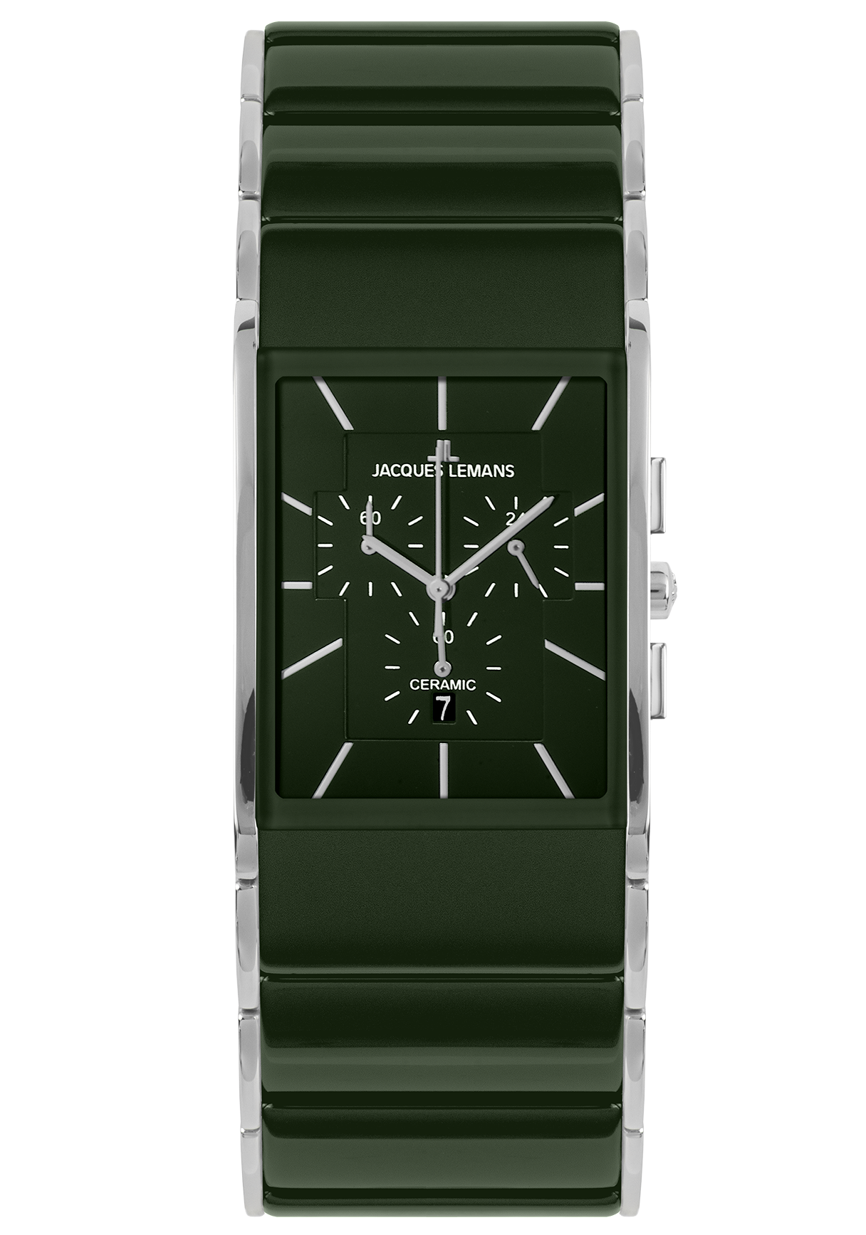 Jacques Lemans Chronograph Dublin HighTech Ceramic grün
