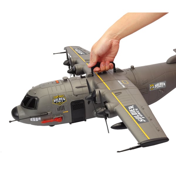 Avion cargo avec soldats 76 cm