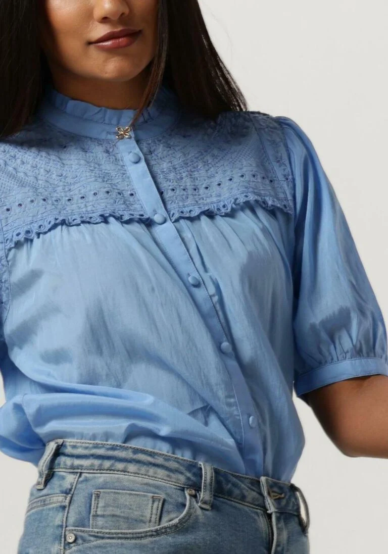 FABIENNE CHAPOT blauwe fabienne chapot blouse tootsie ss blouse