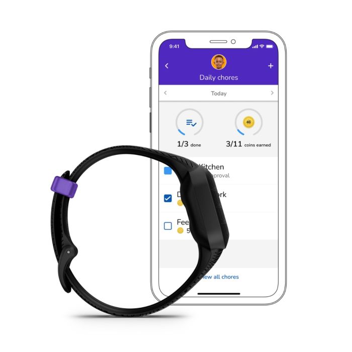 Garmin Junior Fitnessarmbånd vívofit® jr. 3 (Adjustable) Sort