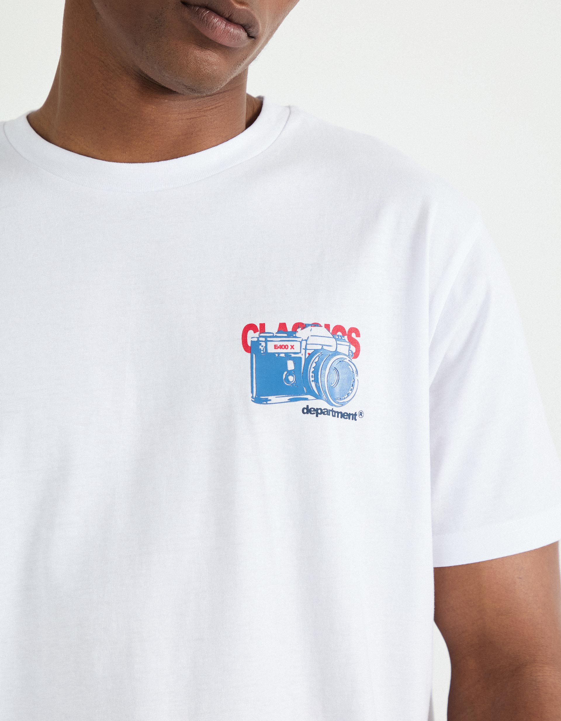T-shirt Jersey Print, Homem, Branco