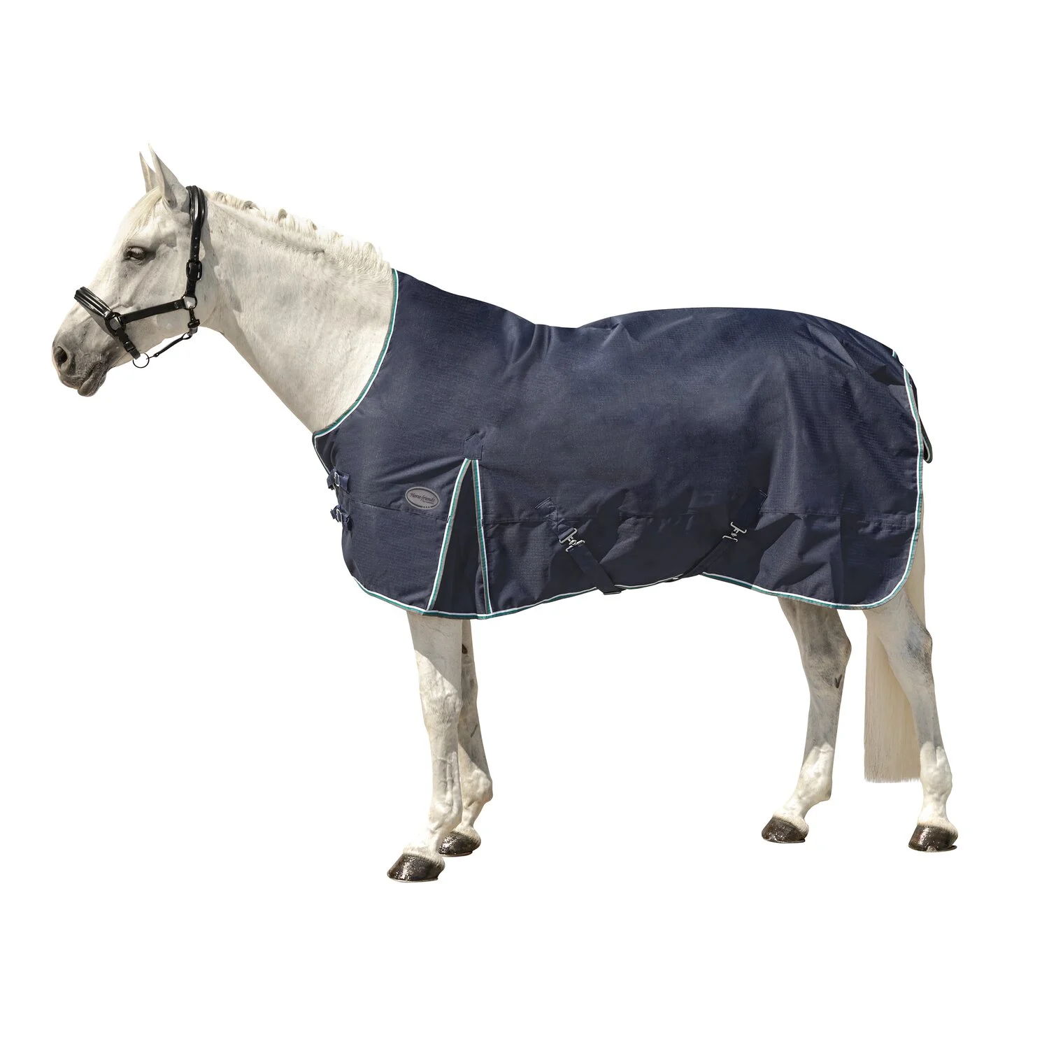 Horse-friends Outdoordecke Hamburg High Neck 100g - navy