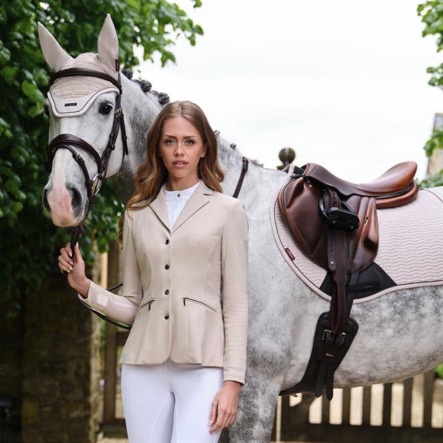 Wedstrijdjasje LeMieux Jessica Mesh Beige