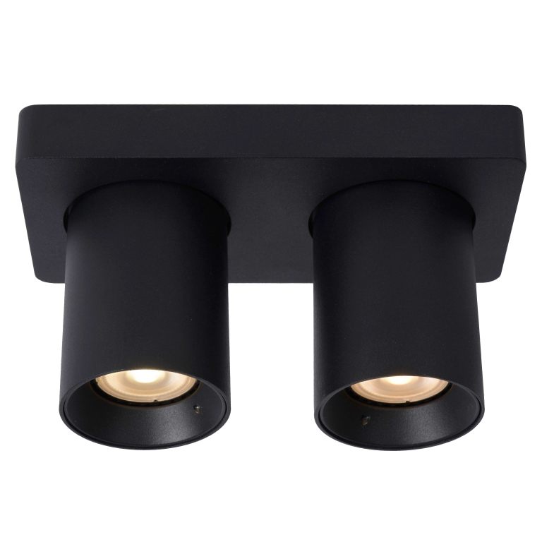 Lucide Nigel 2 spot LED zwart