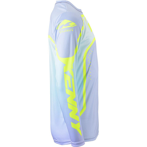 Kenny - Maillot Track Focus - 2024 Gris Clair / Blanc / Jaune
