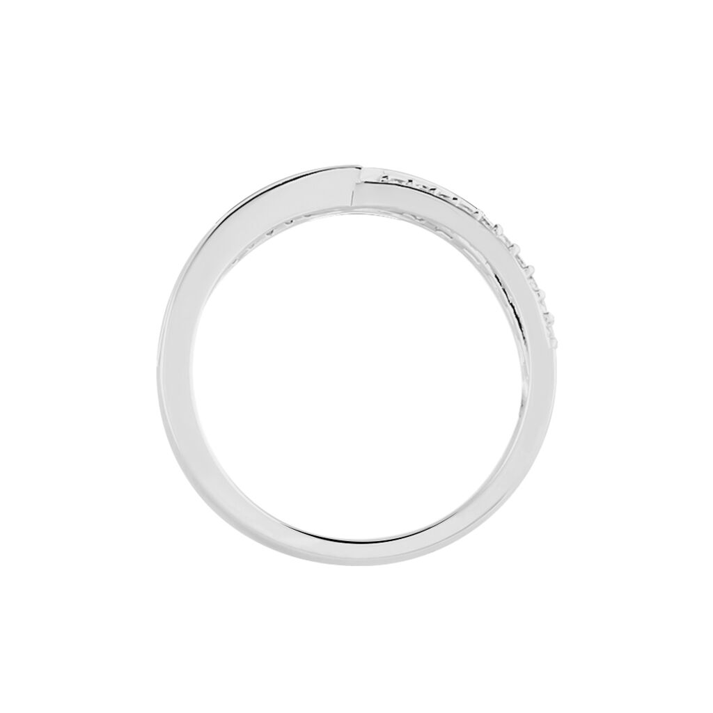 Bague Audon Argent Blanc Oxyde De Zirconium