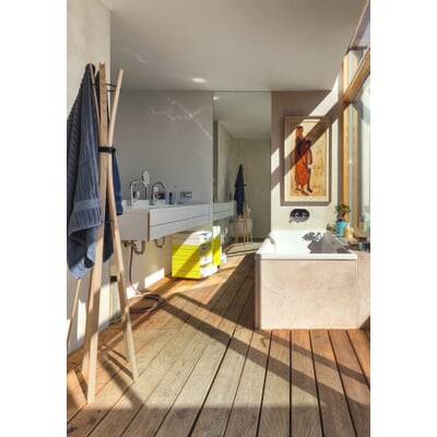 Garderobe Bengel, Natur / RAL 7021 Schwarzgrau