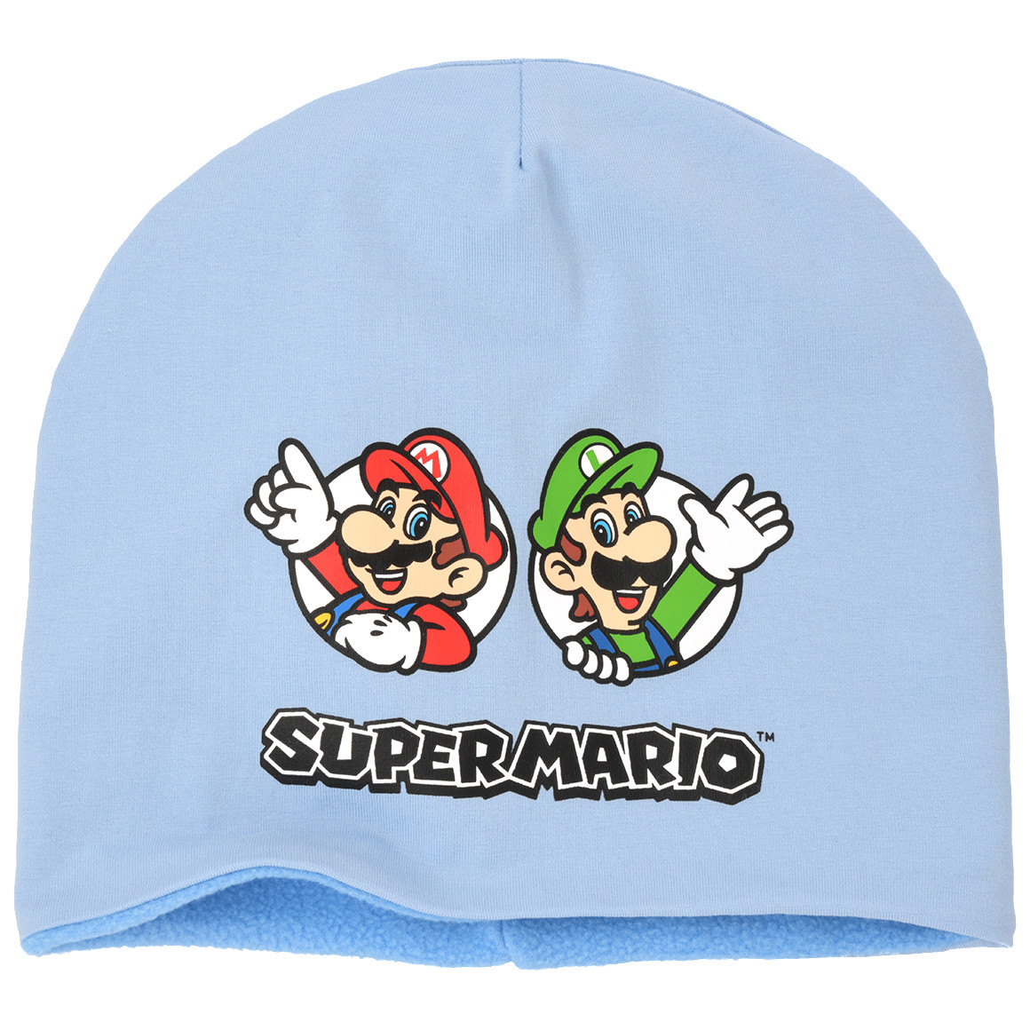 Topolino Super Mario Mütze mit Motiv hellblau