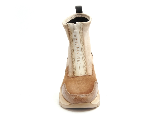 Hispanitas boots bottine plates femme hi222202 beige
