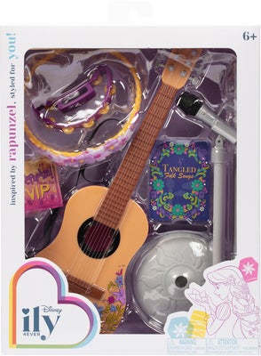 Disney Princess ily 4EVER Deluxe Tilbehørsett 8 Stk Rapunzel Music