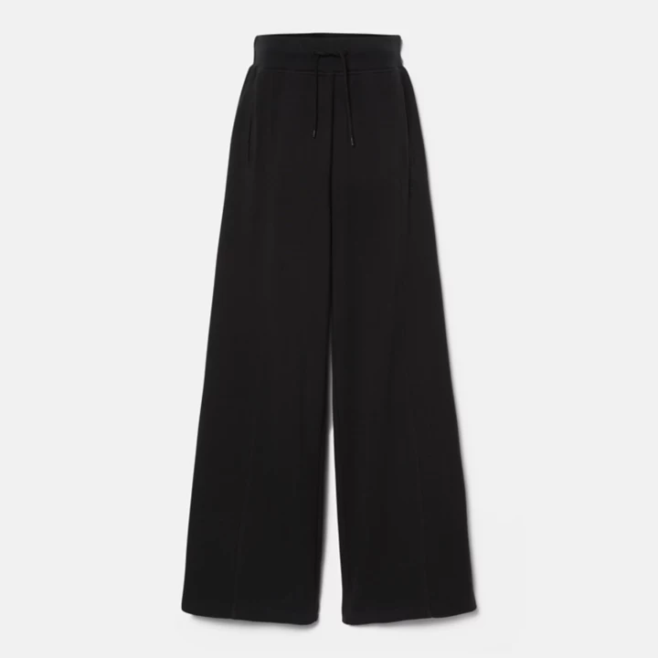 Pantalon Palazzo pour femme en noir