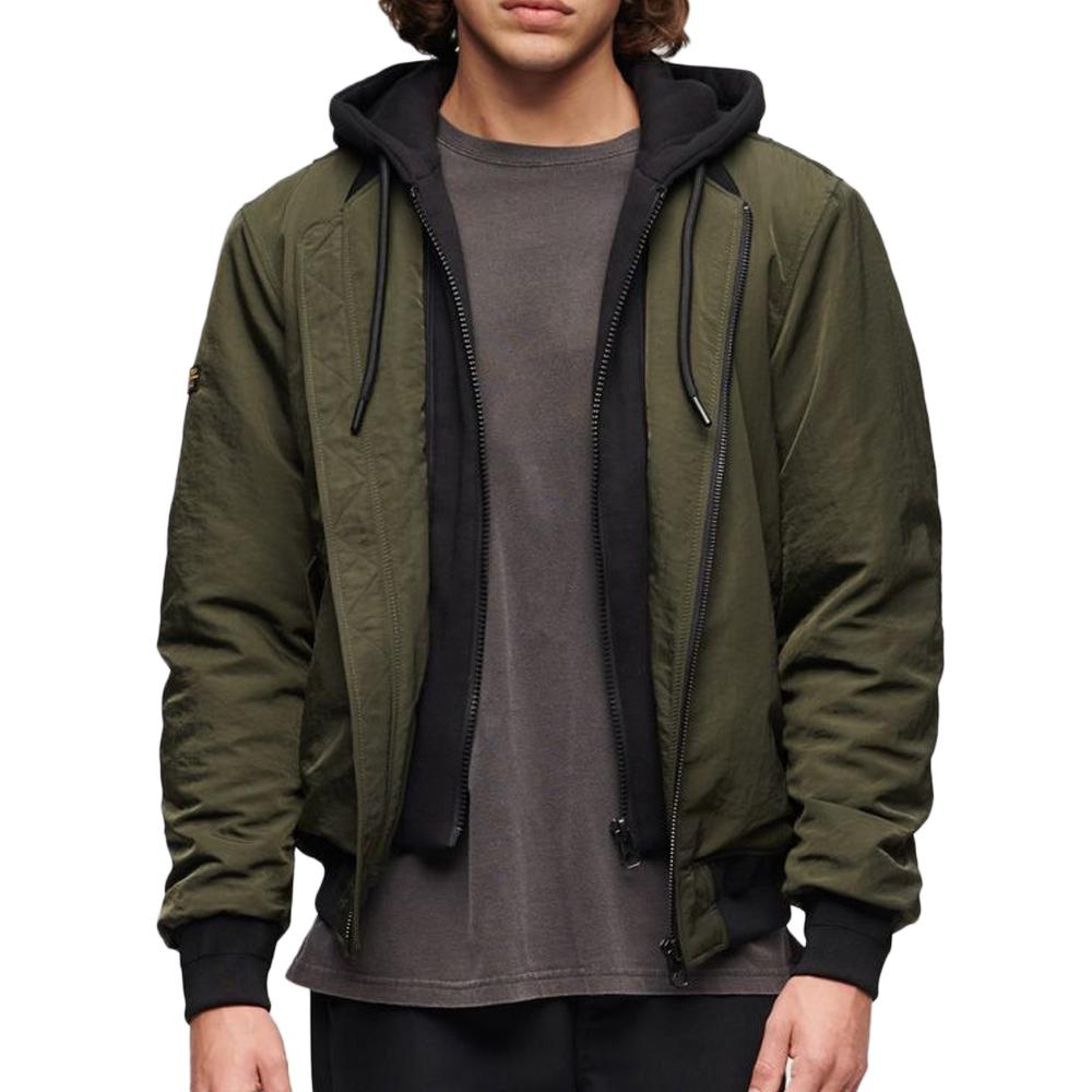 Superdry Veste Kaki Homme Superdry Hooded