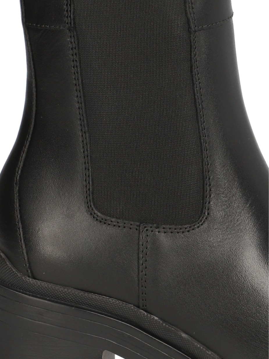 Glattleder Stiefelette