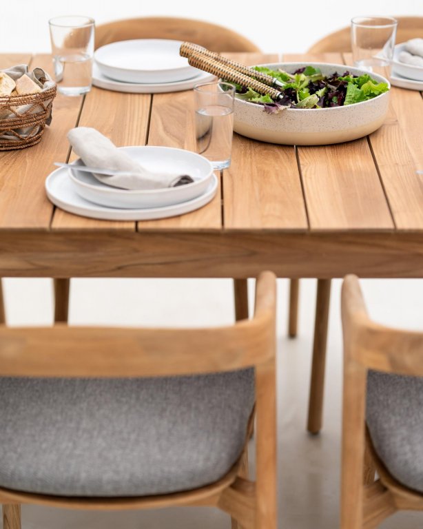 Ethnicraft Bok tuintafel 300x110 teak naturel