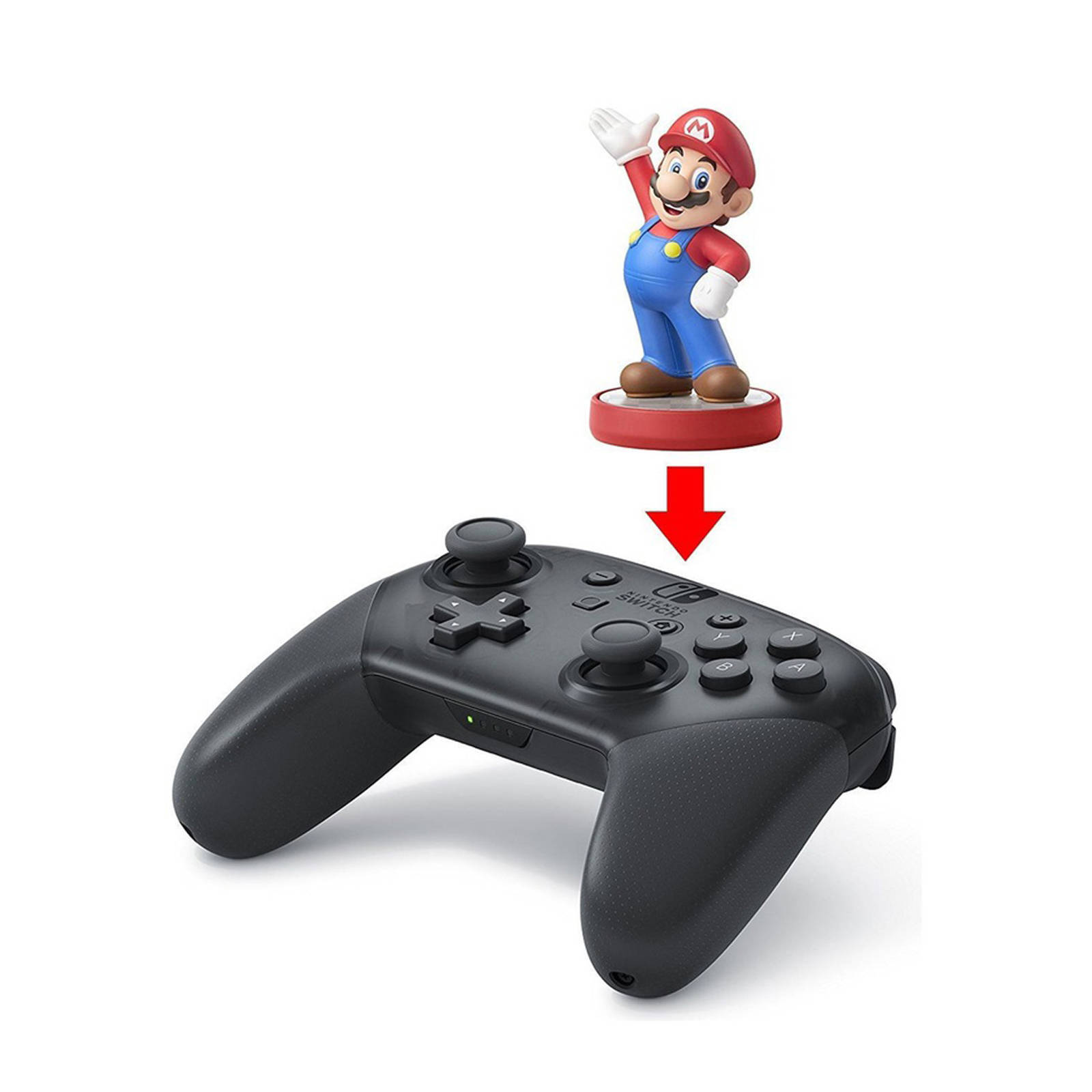 Nintendo pro controller zwart