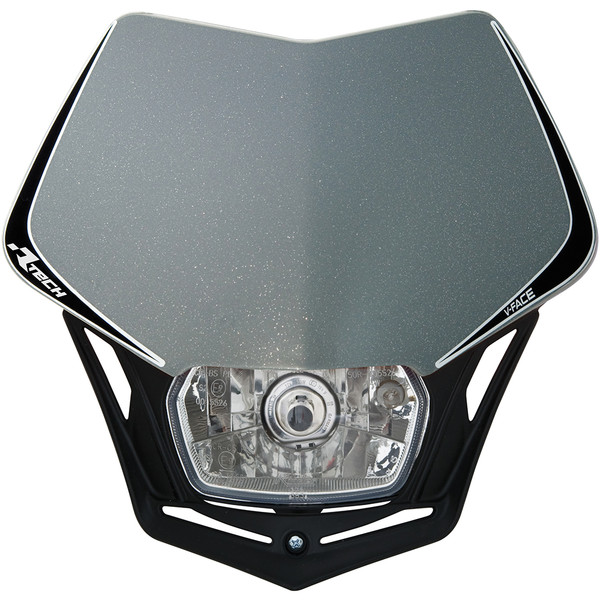 RTECHMX - Plaque Phare V-Face Gris / Noir