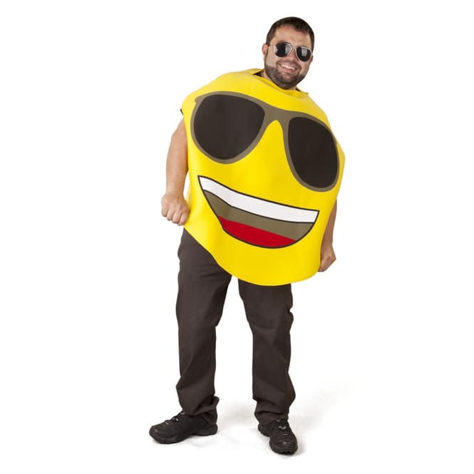 Kostüm - Emoticon - Cool - für Erwachsene