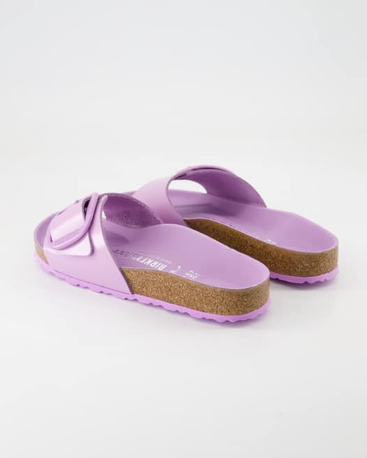 Birkenstock Madrid Big Buckle Pantoletten in Lila