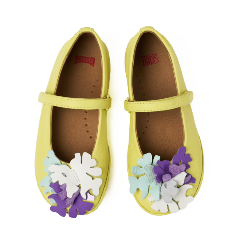 Camper Camper Ballerines Twins Jaune
