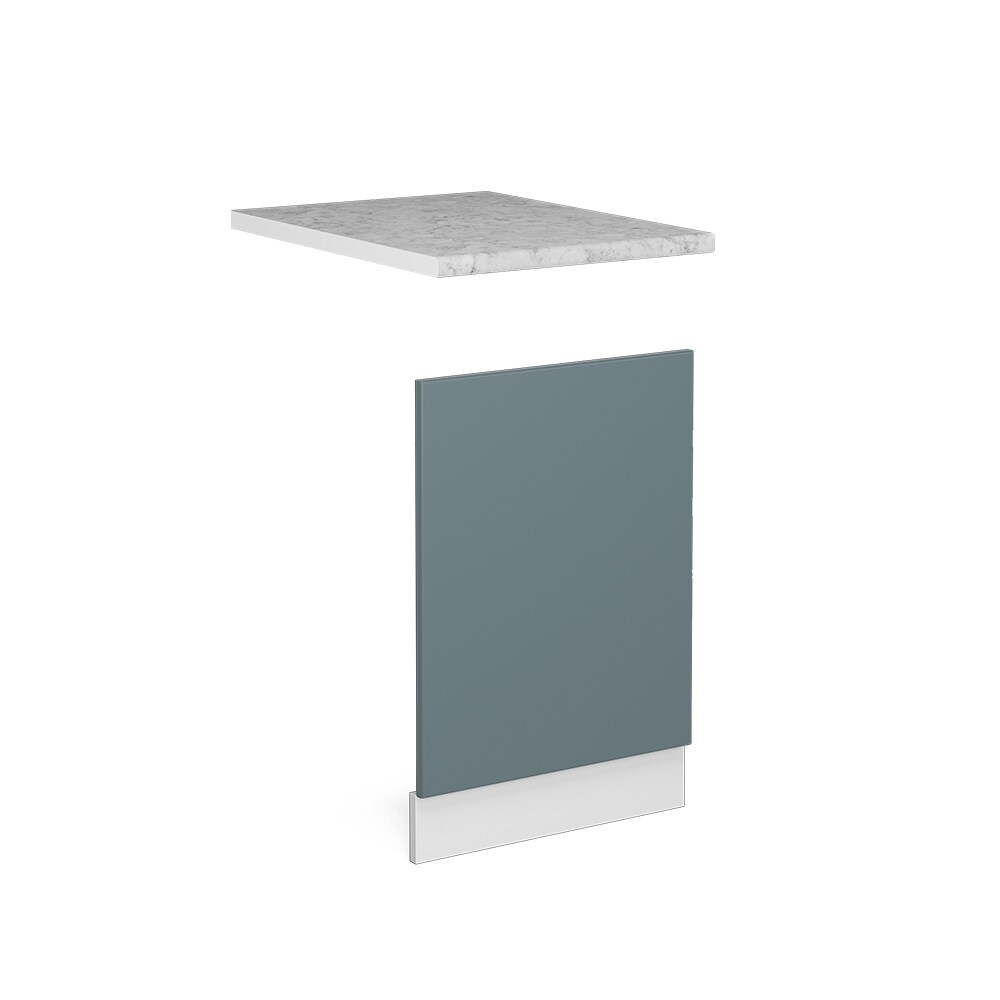 Vicco Geschirrspülerblende Küchenmöbel R-Line Solid Weiß Blau Grau 45 cm modern Arbeitsplatte