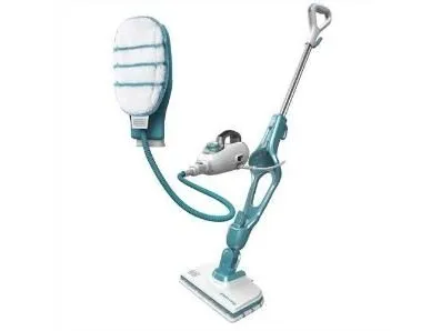 BLACK DECKER FSMH1351SM - Damprenser - stav - hvid/turkis