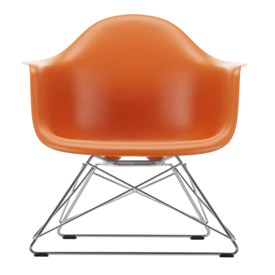 Fauteuil LAR RE chroom Rusty Orange