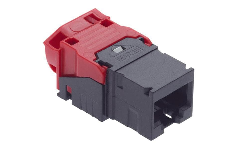 Anschlussmodul R&M freenet Cat. 6A EL, 1xRJ45 ungeschirmtR&M freenet-Modul