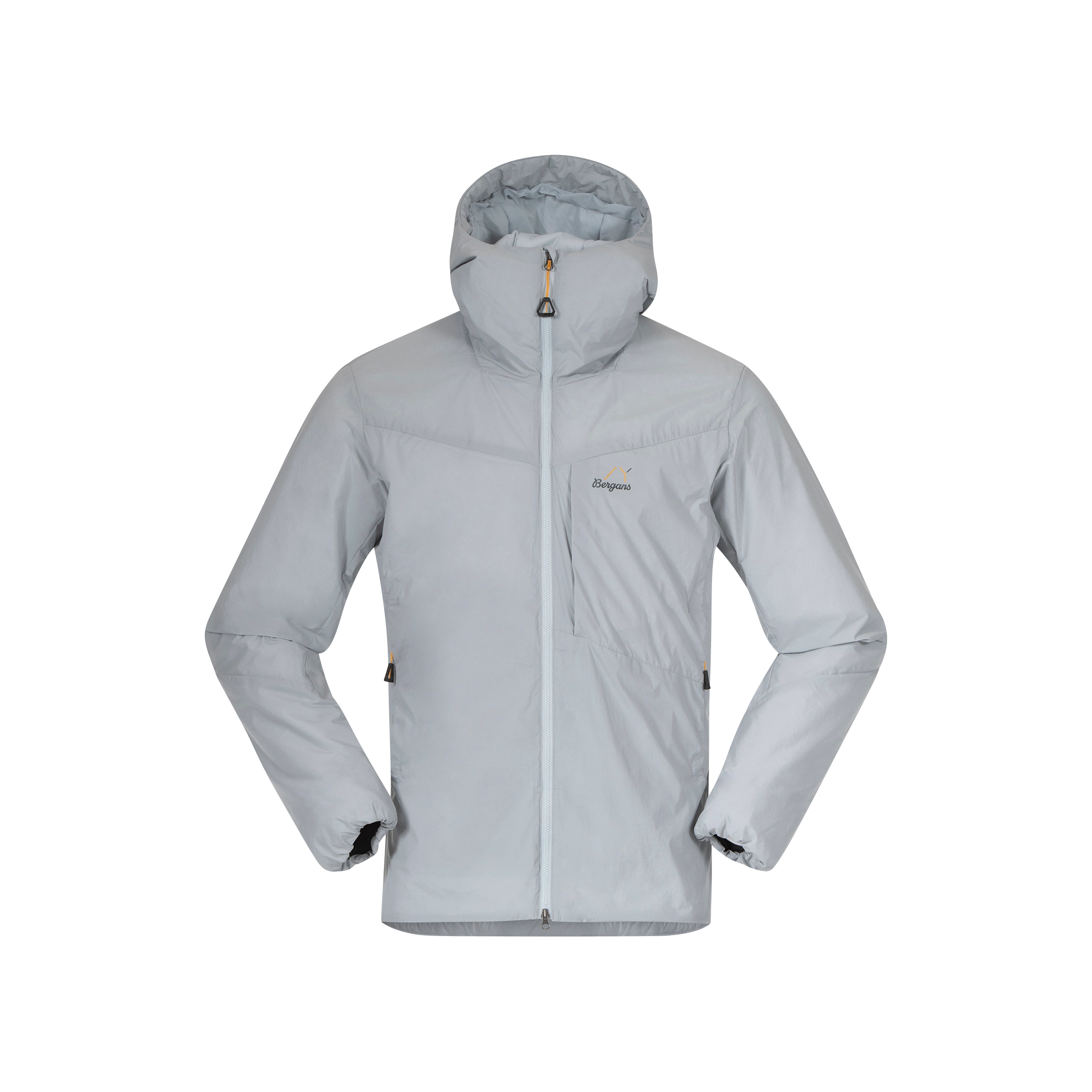 Y MountainLine Insulated Windbreaker Jacket Men Pearl Grey
