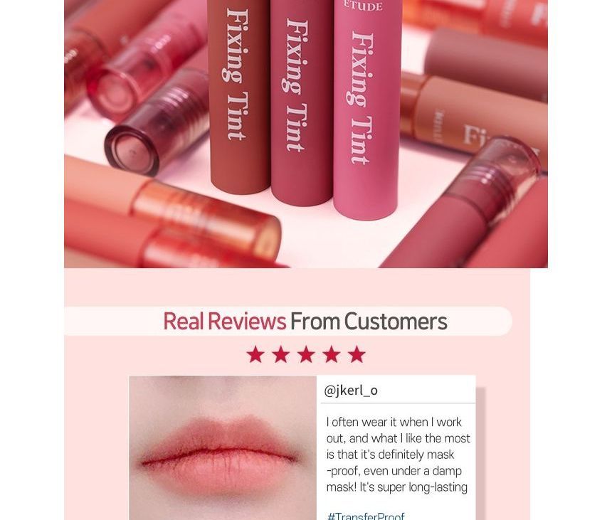 ETUDE - Fixerende tint #14 Rozenlila