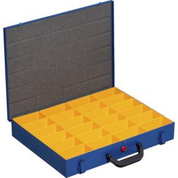 Mallette en métal pour petites pièces EuroPlus Pro M, bleu