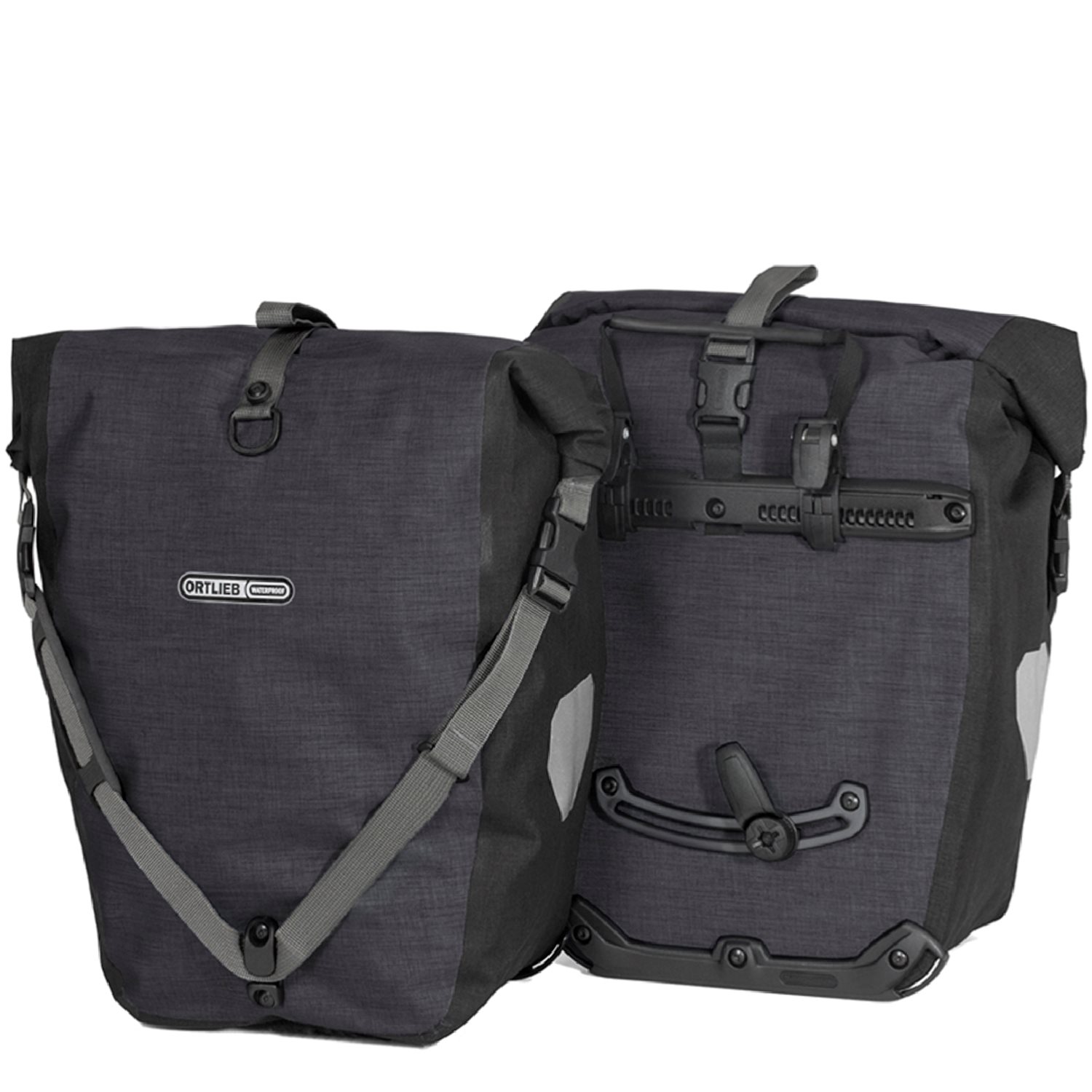 Ortlieb Back-Roller Plus (set van 2x 20L) granite/black