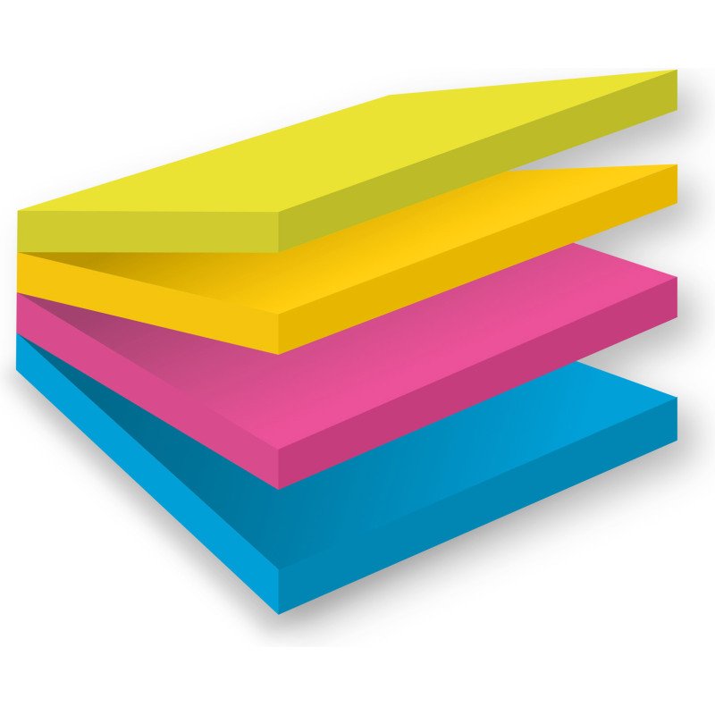 Bloc cube Easy Select Post-it® 76 x 76 mm - bloc de 300 feuilles