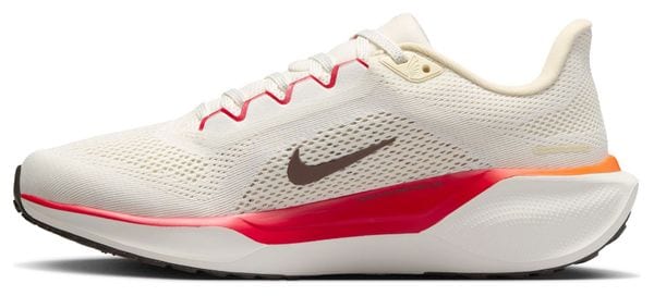 Chaussures Running Nike Pegasus 41 Beige/Rouge Femme