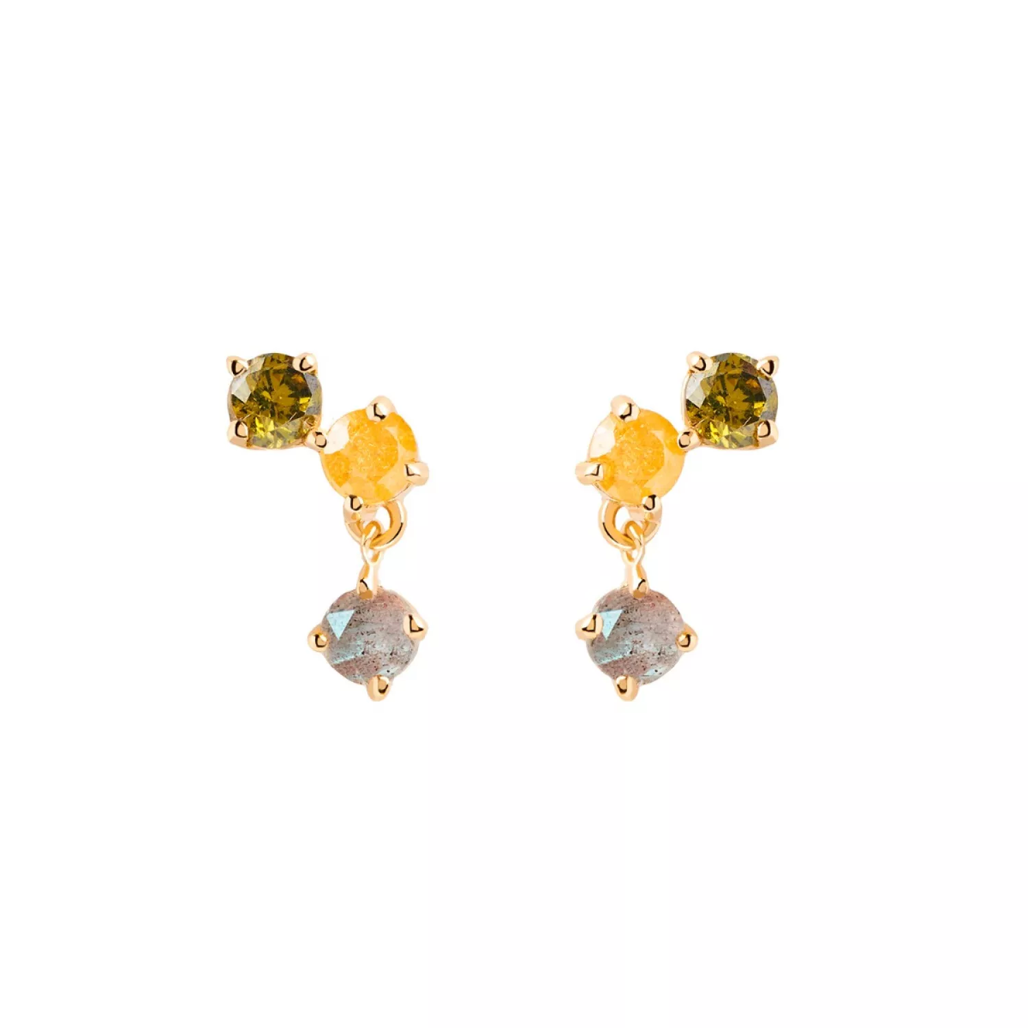 PDPAOLA Flora Øreringe 18 kt. Forgyldt Sølv AR01-543-U