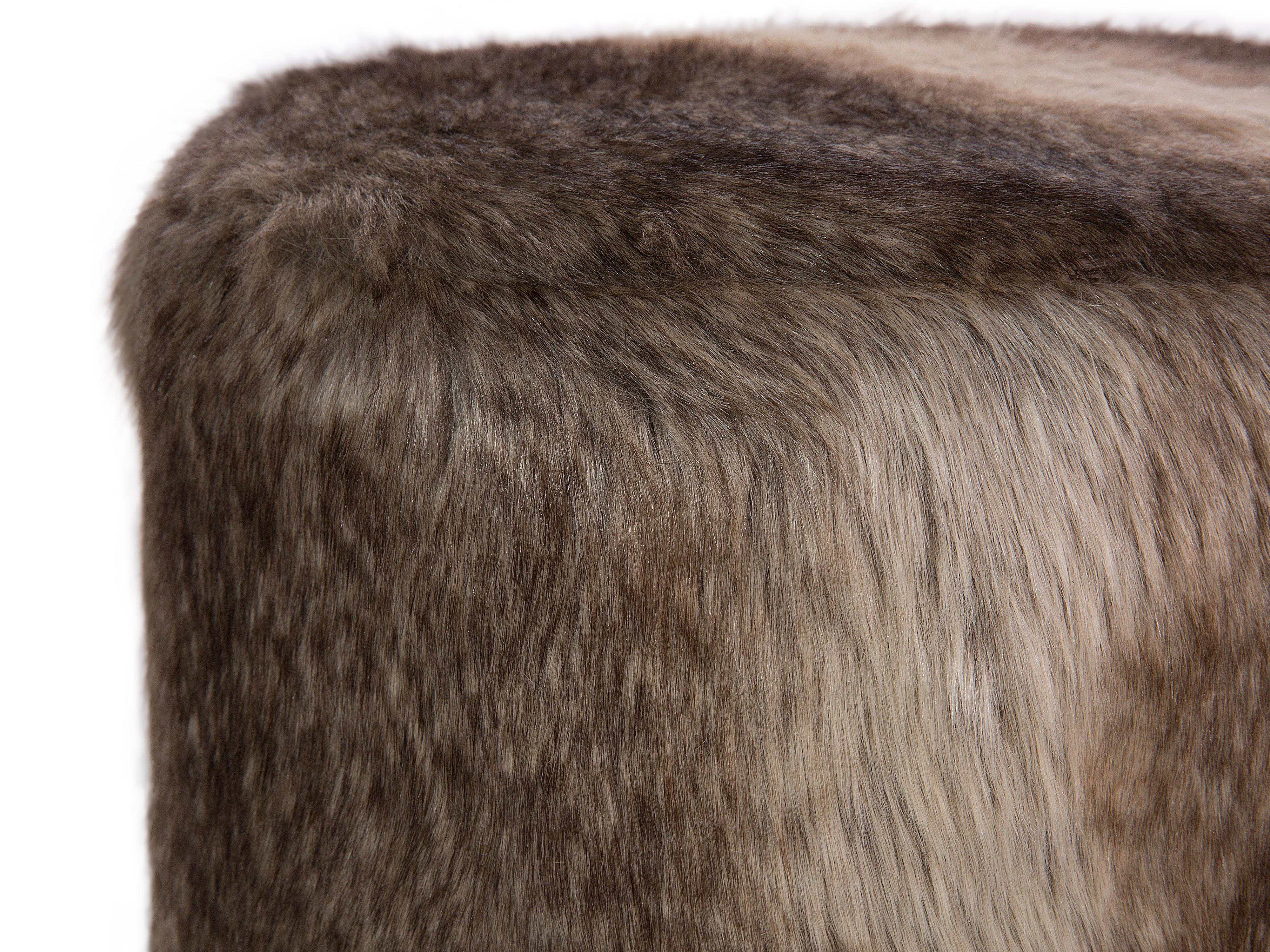 Hocker TOPEKA Nepbont Bruin